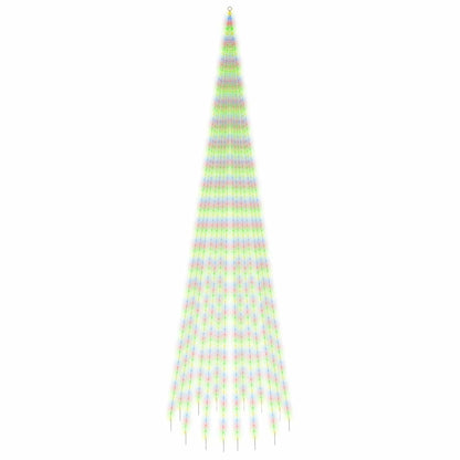 Albero di Natale Pennone Colorato 1134 LED 800 cm