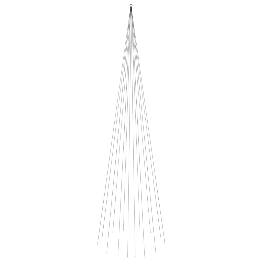 Albero di Natale Pennone Colorato 1134 LED 800 cm
