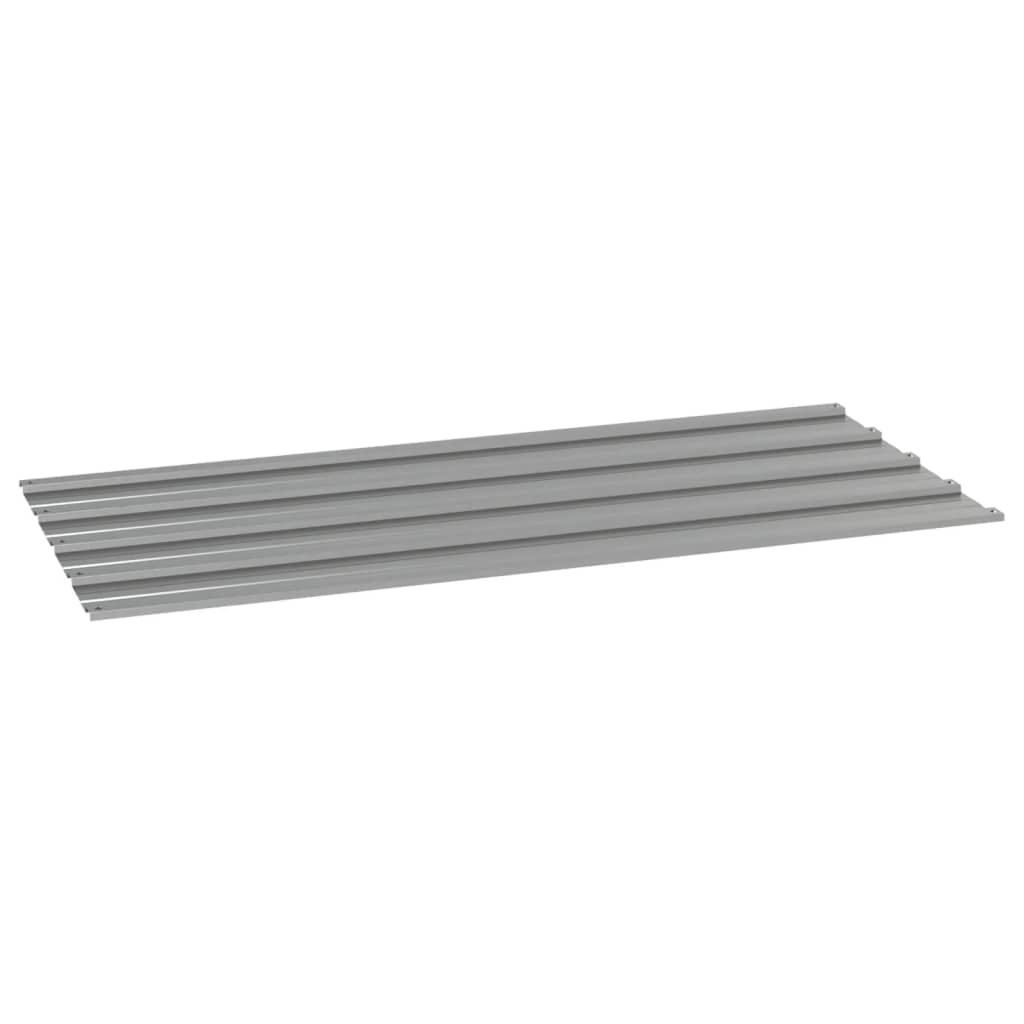 Pannelli per Tetti 12 pz Ruggine 100x44 cm in Acciaio Corten