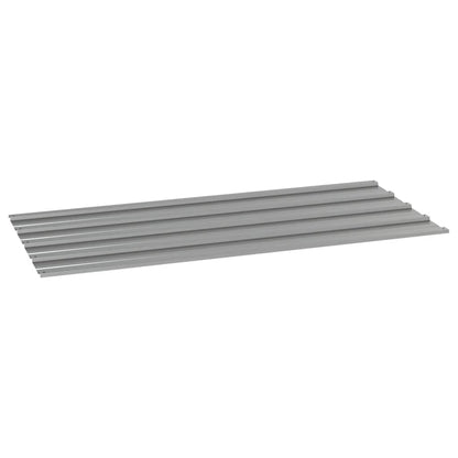 Pannelli per Tetti 12 pz Ruggine 100x44 cm in Acciaio Corten