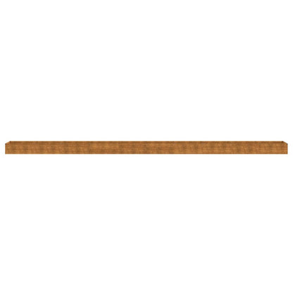 Fioriera Rialzata da Giardino 960x50x36 cm in Acciaio Corten