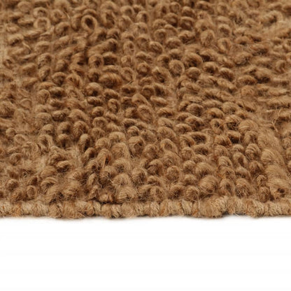Tappeto Fatto a Mano in Bouclé 120x180 cm Iuta e Cotone