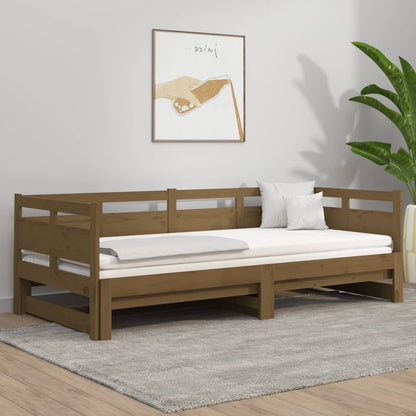 Dormeuse Estraibile Ambra Legno Massello di Pino 2x(80x200)cm