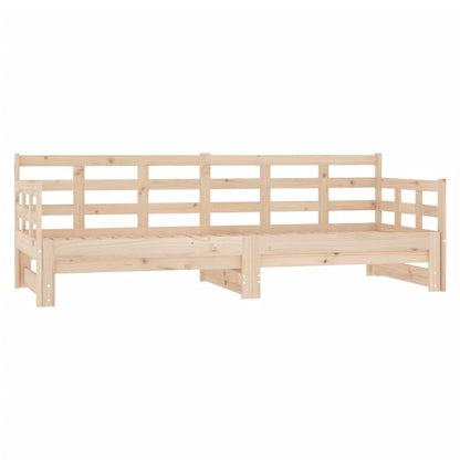 Dormeuse Estraibile Legno Massello Pino 2x(90x200) cm