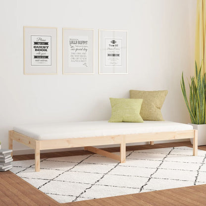 Dormeuse senza Materasso 80x200 cm in Legno Massello di Pino