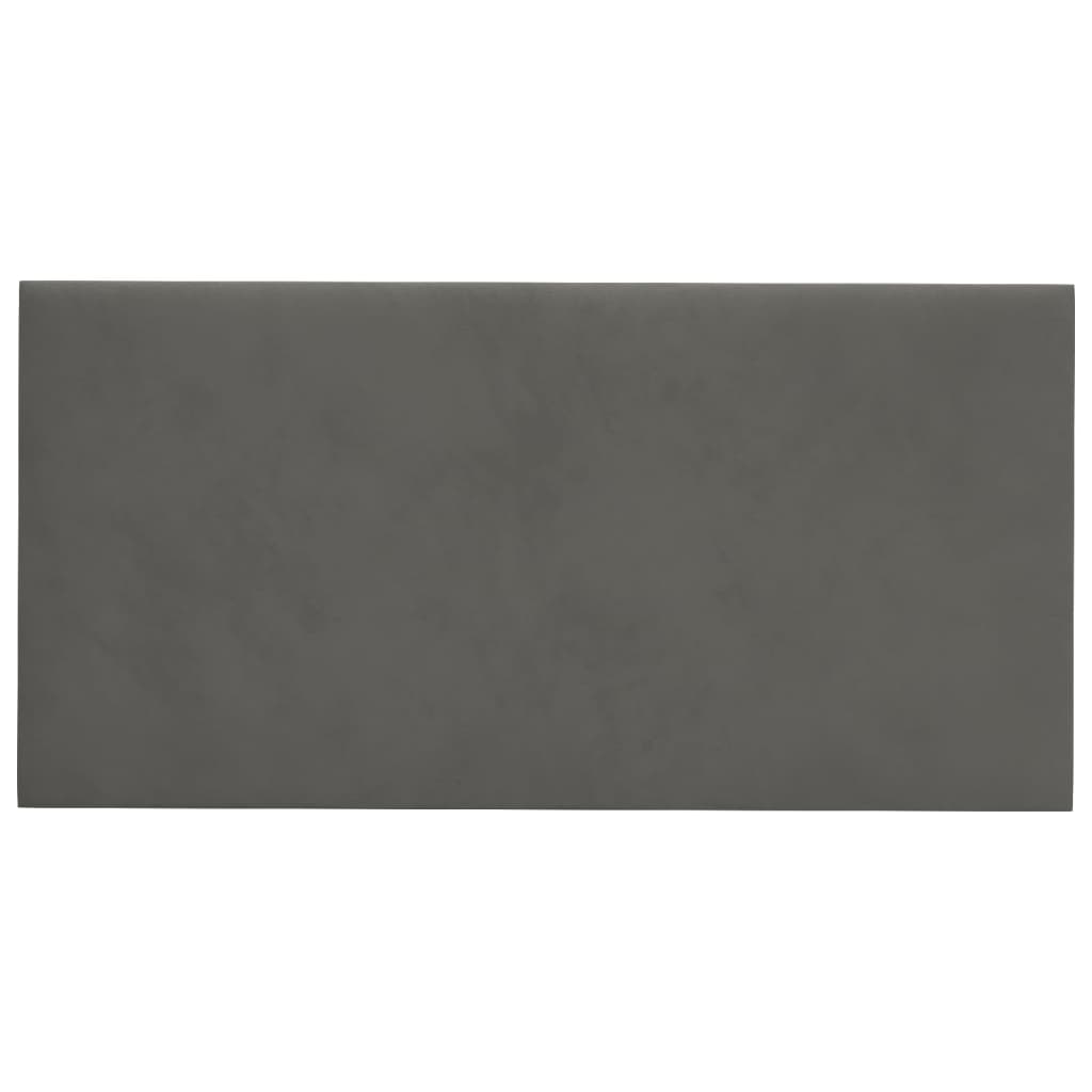Pannelli Murali 12 pz Grigio Scuro 60x30 cm in Velluto 2,16 m²