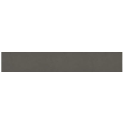 Pannelli Murali 12 pz Grigio Scuro 90x15 cm Velluto 1,62 m²