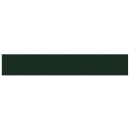 Pannelli Murali 12 pz Verde Scuro 90x15 cm Velluto 1,62 m²