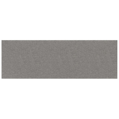 Pannelli Murali 12 pz Grigio Chiaro 90x30 cm Tessuto 3,24 m²