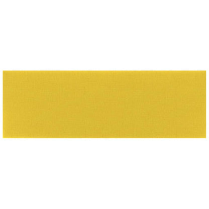Pannelli Murali 12 pz Giallo chiaro 90x30 cm in Tessuto 3,24 m²