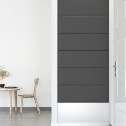Pannelli Murali 12 pz Grigi 90x30 cm in Similpelle 3,24 m²