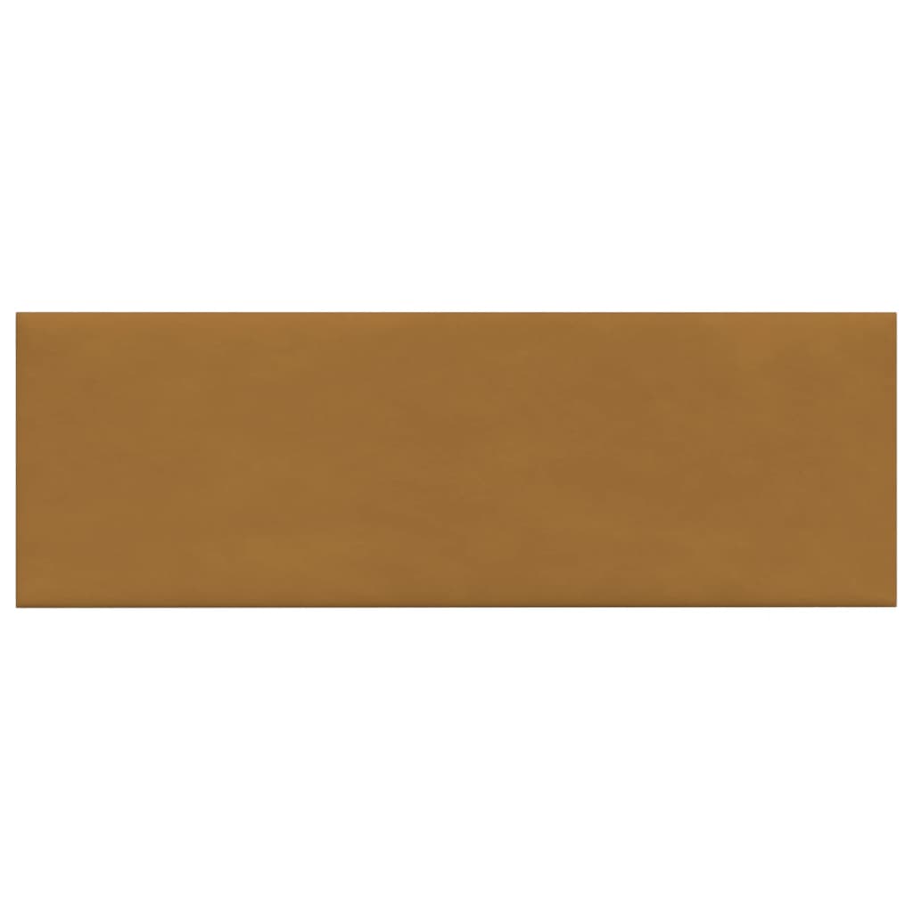 Pannelli Murali 12 pz Marroni 90x30 cm Velluto 3,24 m²