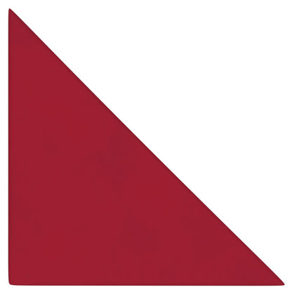 Pannelli Murali 12 pz Rosso Vino 30x30 cm Velluto 0,54 m²
