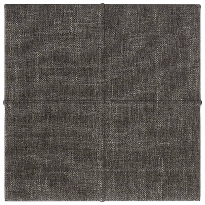 Pannelli Murali 12 pz Grigio Scuro 30x30 cm in Tessuto 1,08 m²