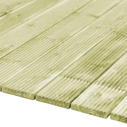 Tavole Pavimento 48pz 6,96 m² 1m Legno Massello Pino Impregnato