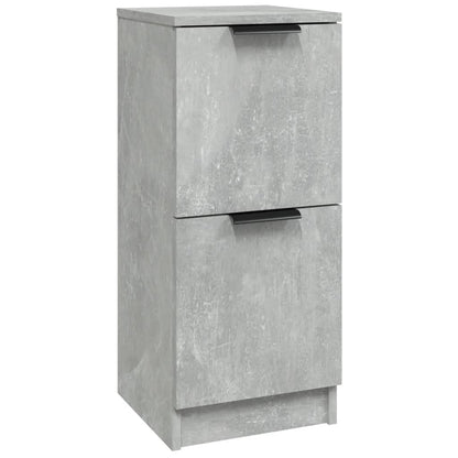 Credenza Grigio Cemento 30x30x70 cm in Legno Multistrato