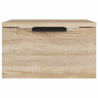 Comodino a Muro Rovere Sonoma 34x30x20 cm