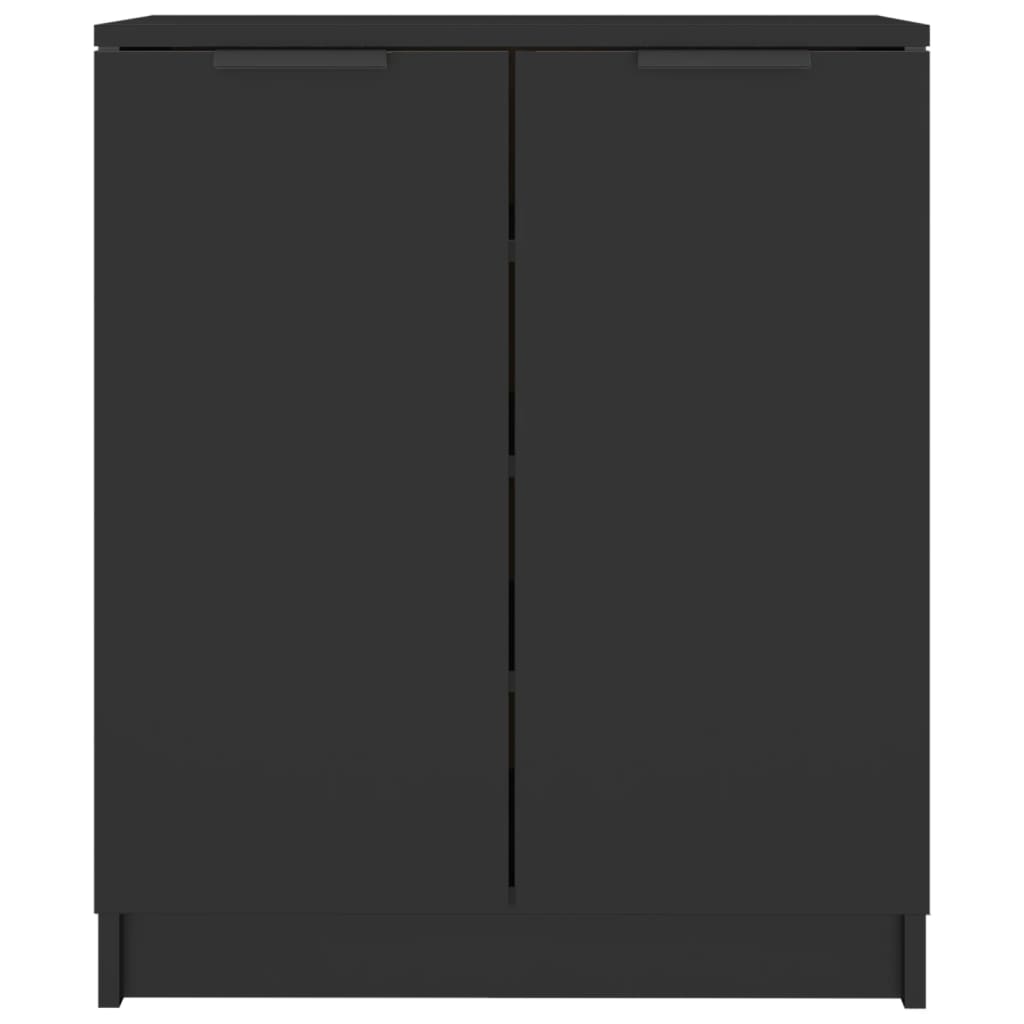 Scarpiera Nera 59x35x70 cm in Legno Multistrato