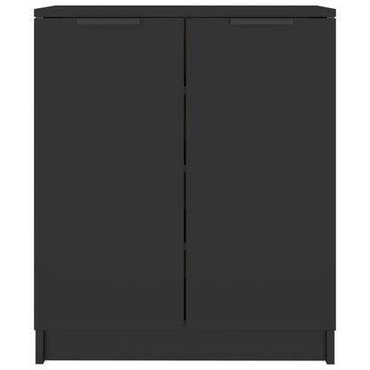 Scarpiera Nera 59x35x70 cm in Legno Multistrato