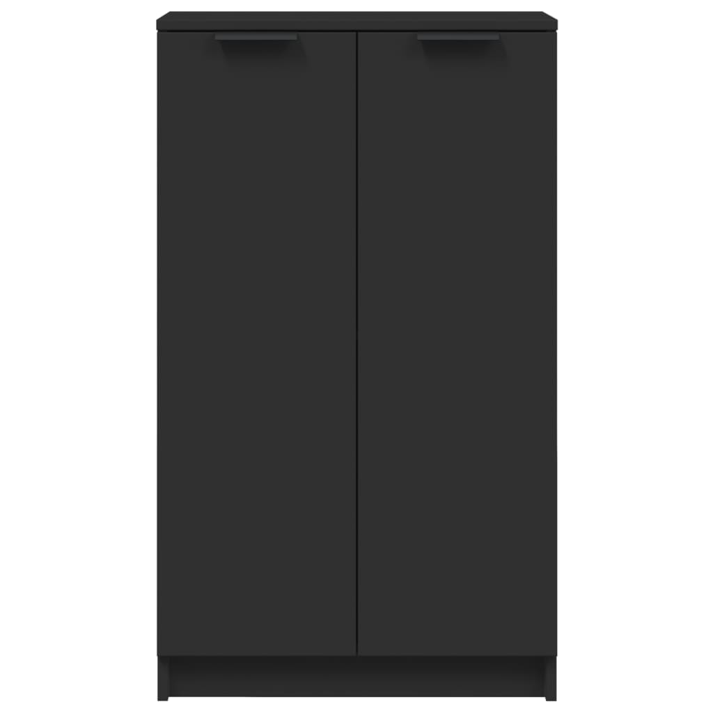 Scarpiera Nera 59x35x100 cm in Legno Multistrato