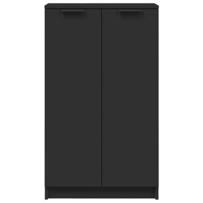 Scarpiera Nera 59x35x100 cm in Legno Multistrato