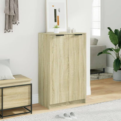 Scarpiera Rovere Sonoma 59x35x100 cm in Legno Multistrato