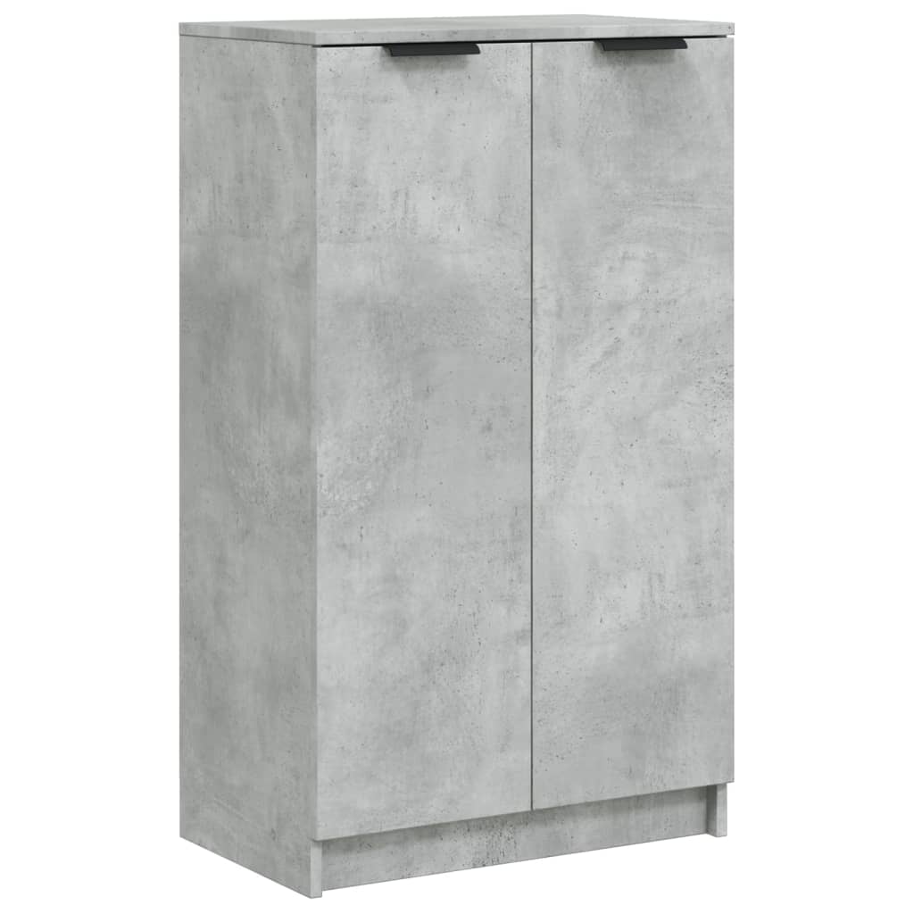 Scarpiera Grigio Cemento 59x35x100 cm in Legno Multistrato
