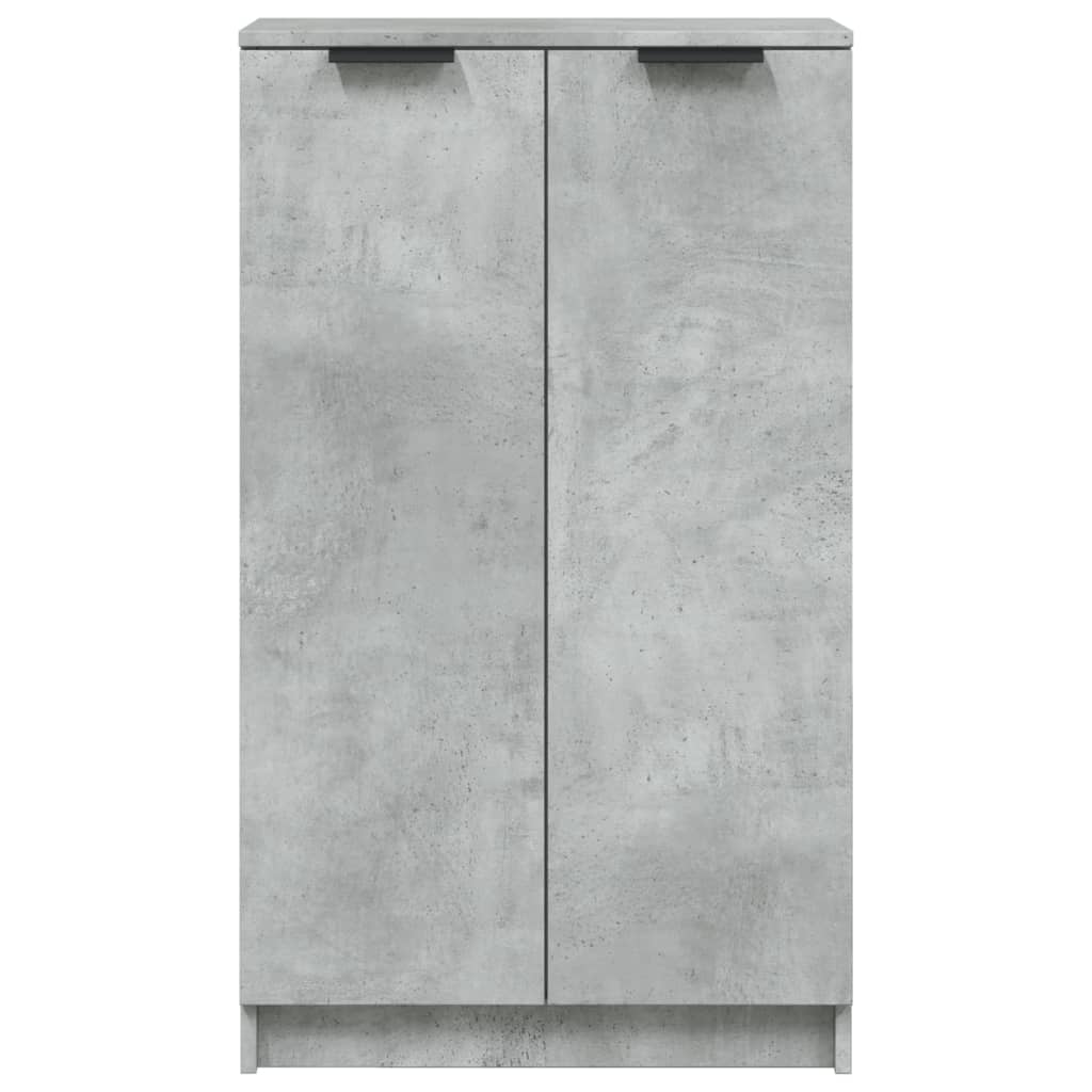Scarpiera Grigio Cemento 59x35x100 cm in Legno Multistrato