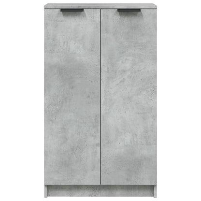Scarpiera Grigio Cemento 59x35x100 cm in Legno Multistrato