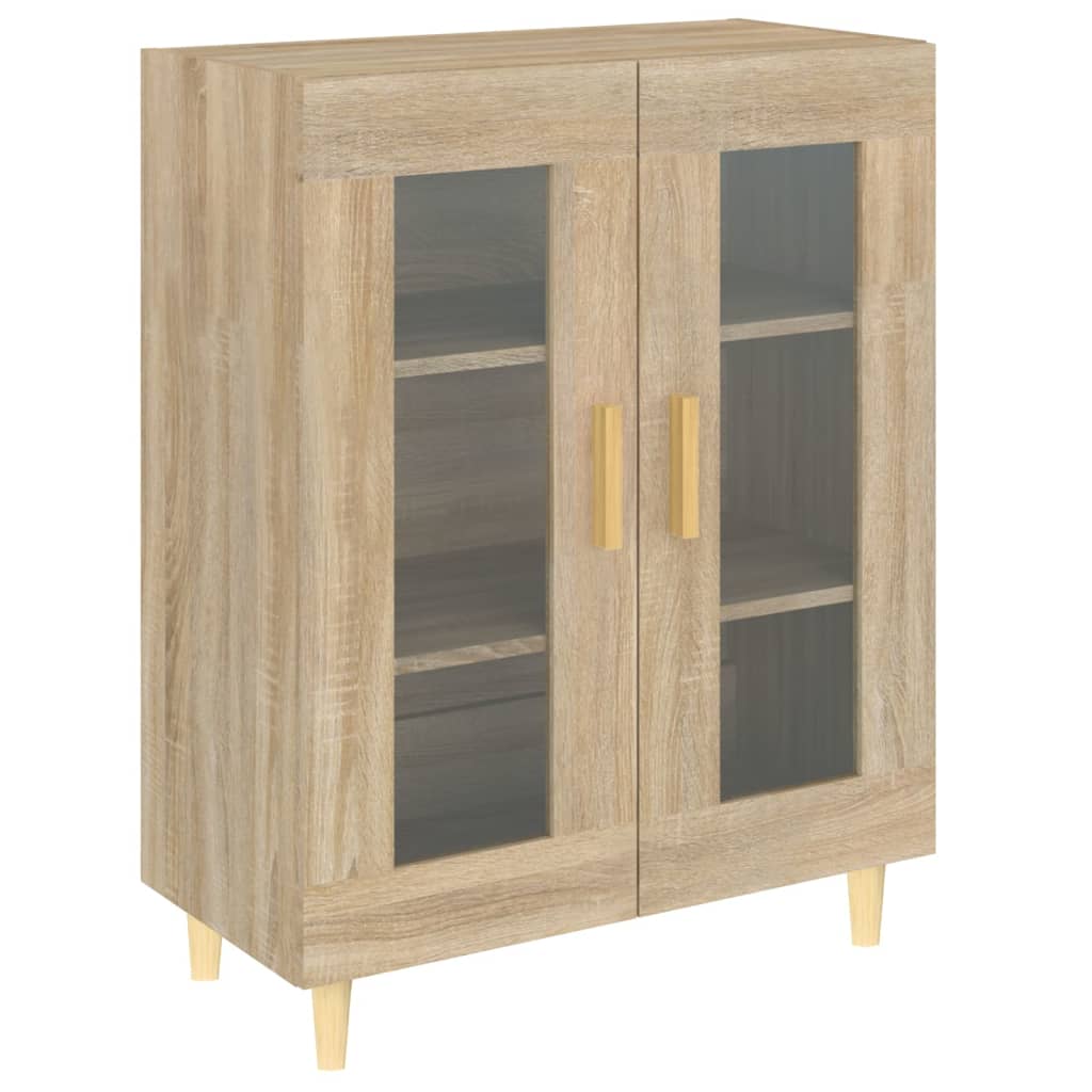 Credenza Rovere Sonoma 69,5x34x90 cm in Legno Multistrato