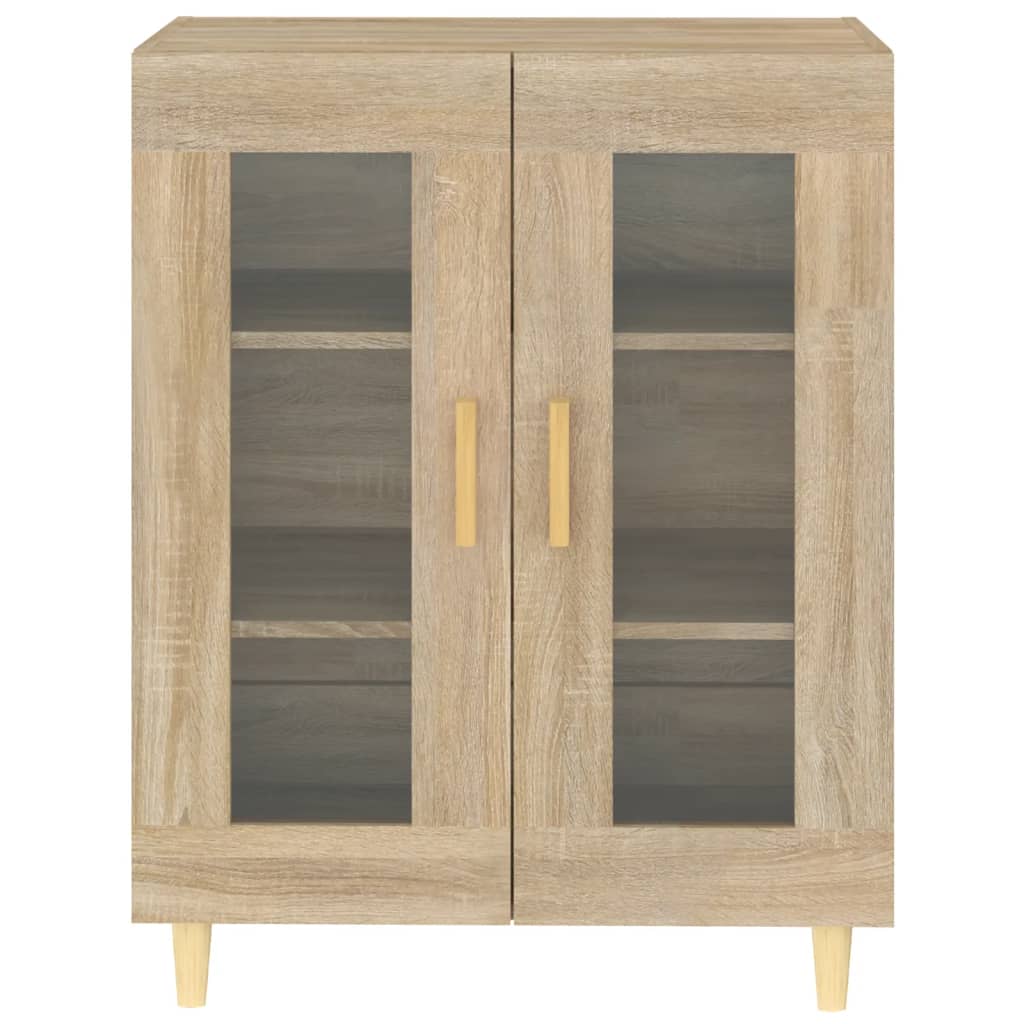 Credenza Rovere Sonoma 69,5x34x90 cm in Legno Multistrato