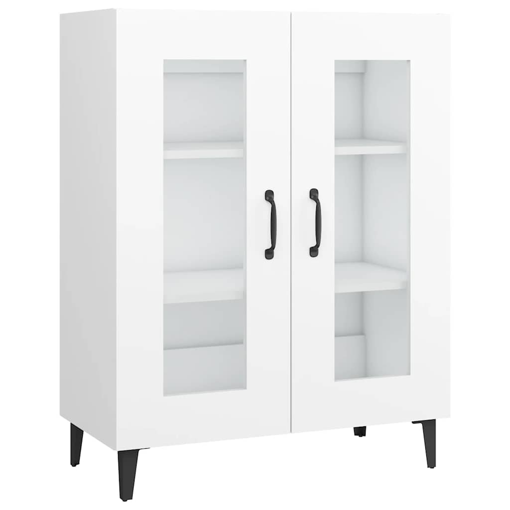 Credenza Bianca 69,5x34x90 cm in Legno Multistrato