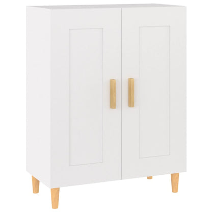 Credenza Bianca 69,5x34x90 cm in Legno Multistrato