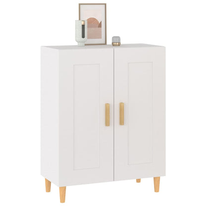 Credenza Bianca 69,5x34x90 cm in Legno Multistrato