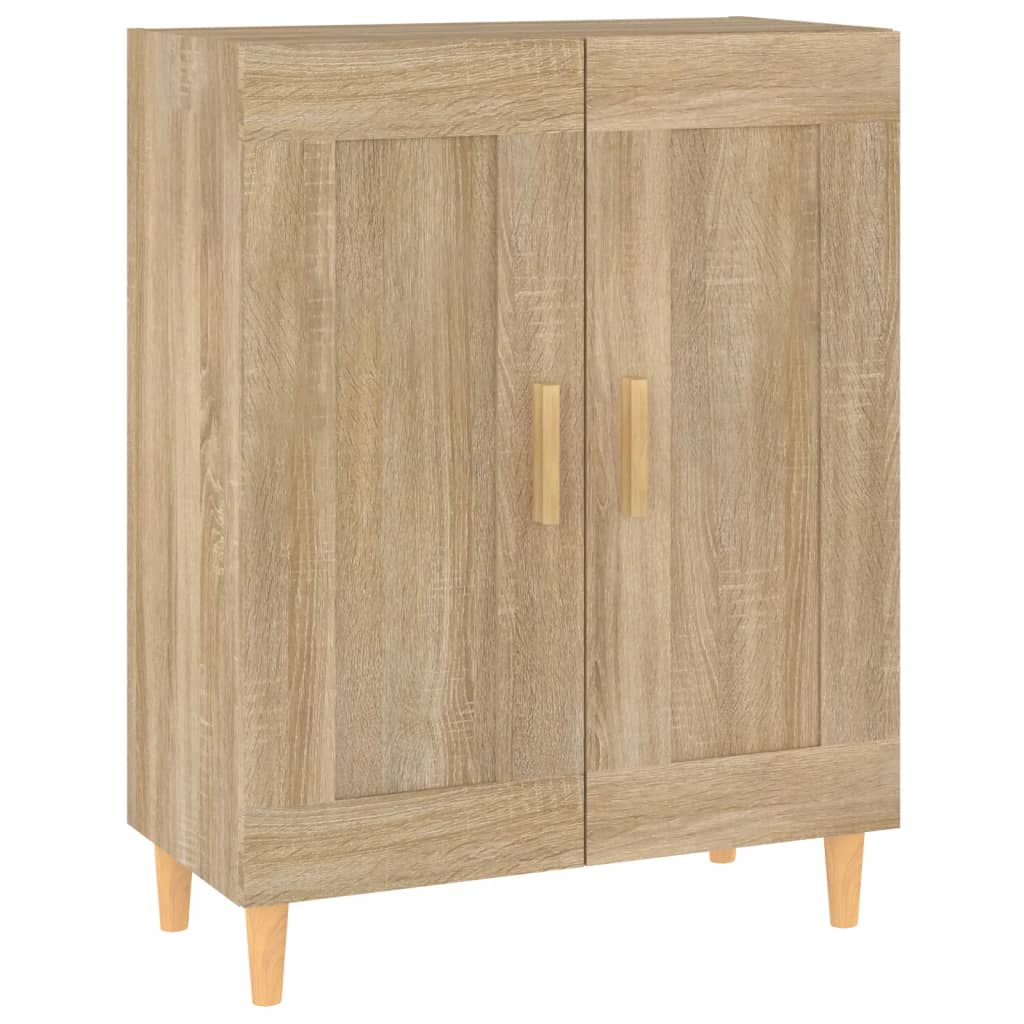 Credenza Rovere Sonoma 69,5x34x90 cm in Legno Multistrato
