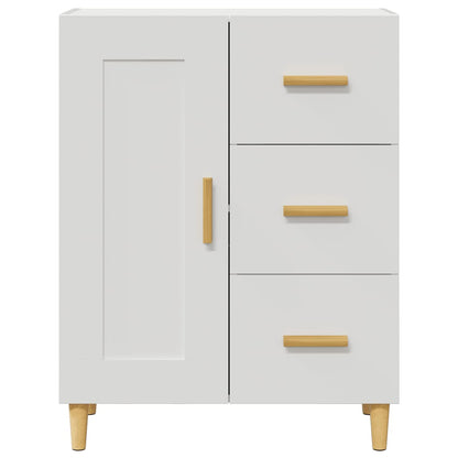Credenza Bianca 69,5x34x90 cm in Legno Multistrato