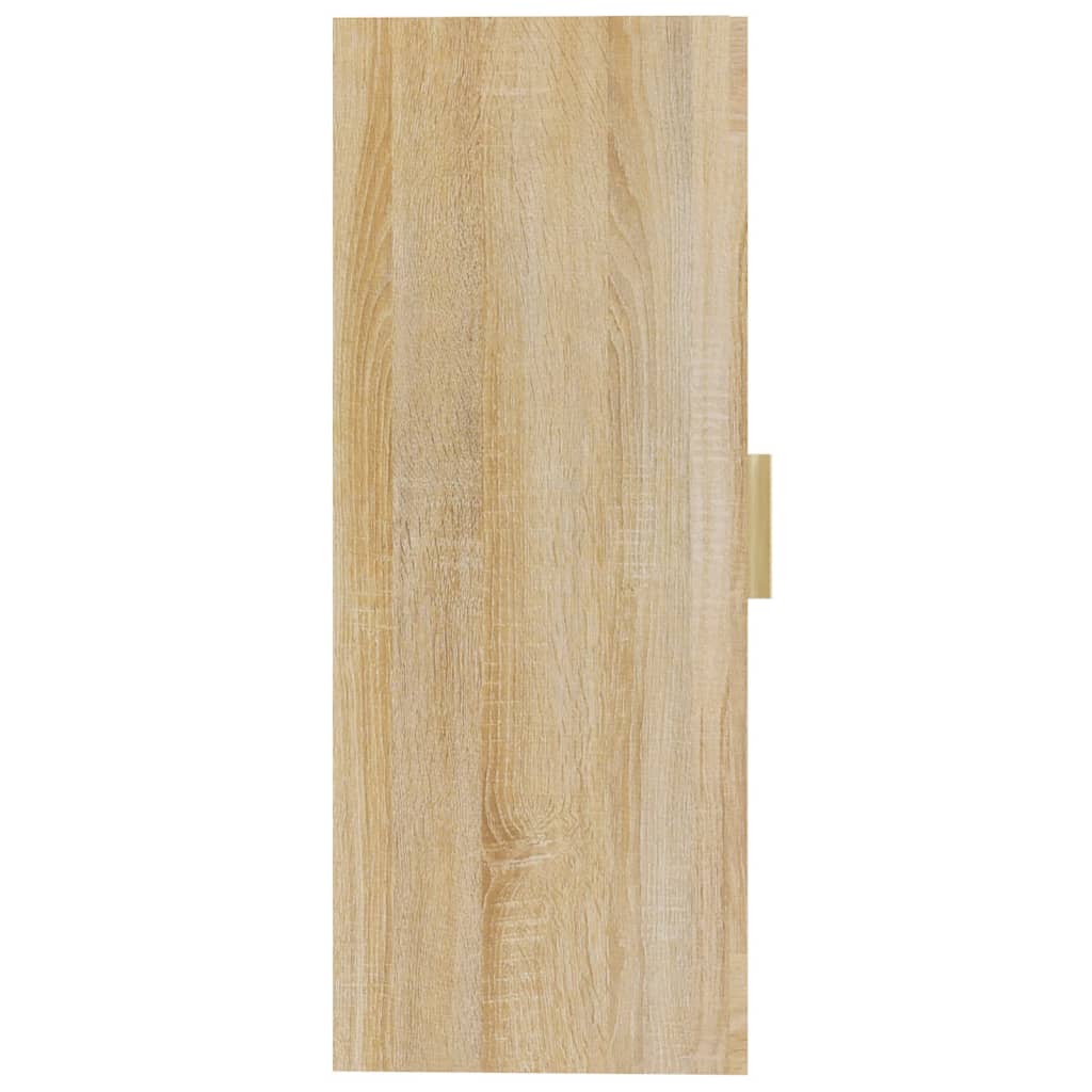 Armadietto Pensile a Parete Rovere Sonoma 69,5x34x90 cm