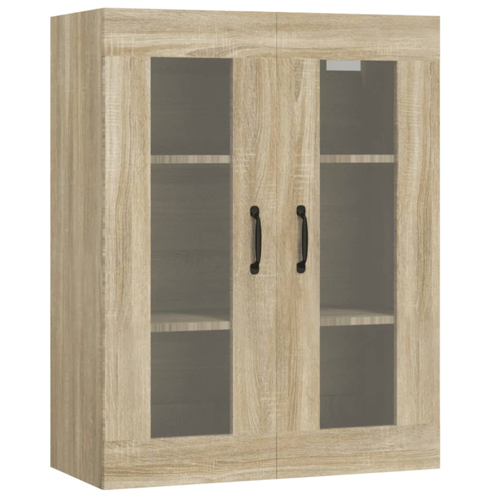 Armadietto Pensile a Parete Rovere Sonoma 69,5x34x90 cm