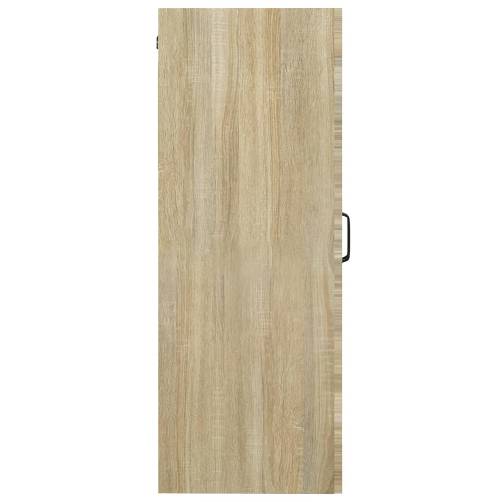 Armadietto Pensile a Parete Rovere Sonoma 69,5x34x90 cm
