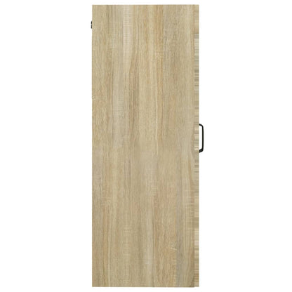 Armadietto Pensile a Parete Rovere Sonoma 69,5x34x90 cm