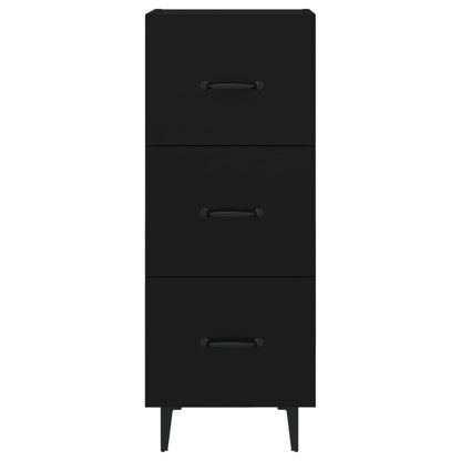 Credenza Nero 34,5x34x90 cm in Legno Multistrato