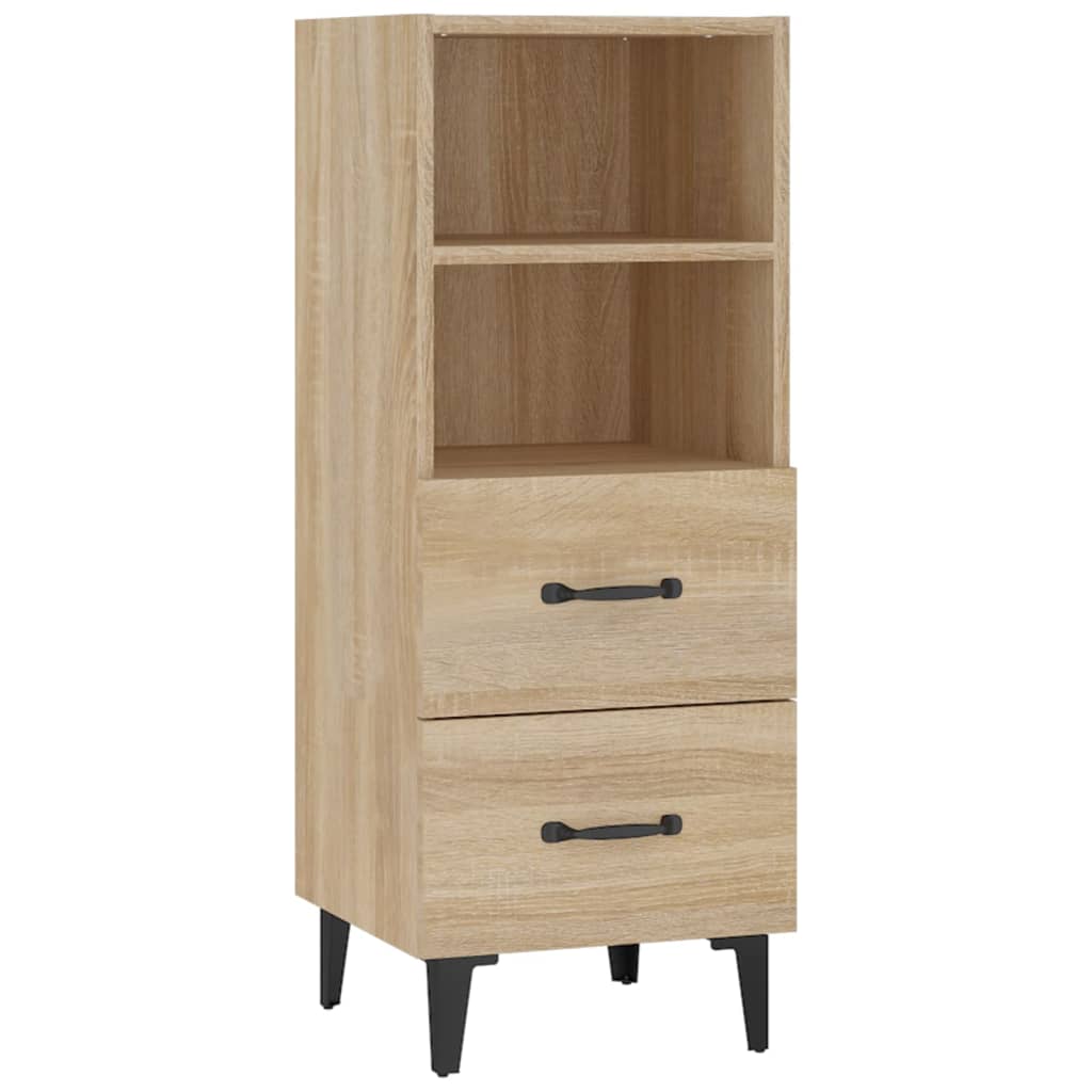 Credenza Rovere Sonoma 34,5x34x90 cm in Legno Multistrato