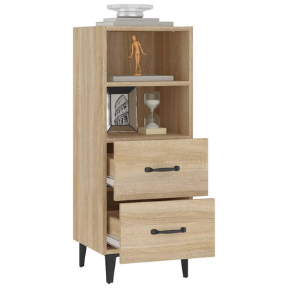 Credenza Rovere Sonoma 34,5x34x90 cm in Legno Multistrato