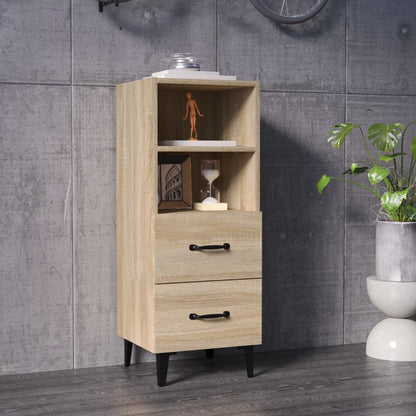 Credenza Rovere Sonoma 34,5x34x90 cm in Legno Multistrato
