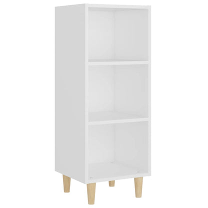 Credenza Bianca 34,5x32,5x90 cm in Legno Multistrato