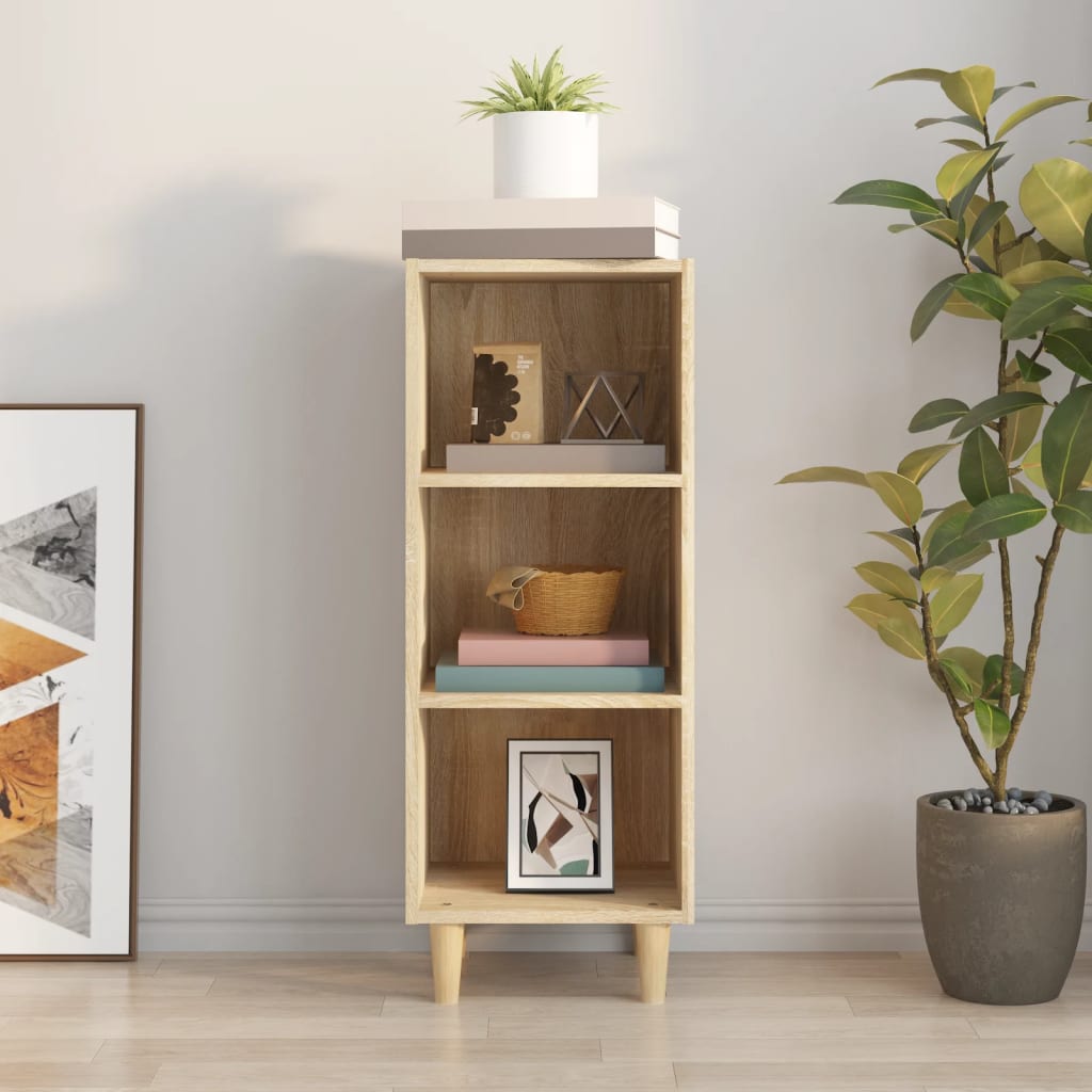 Credenza Rovere Sonoma 34,5x32,5x90 cm in Legno Multistrato