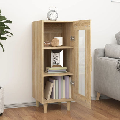 Credenza Rovere Sonoma 34,5x34x90 cm in Legno Multistrato