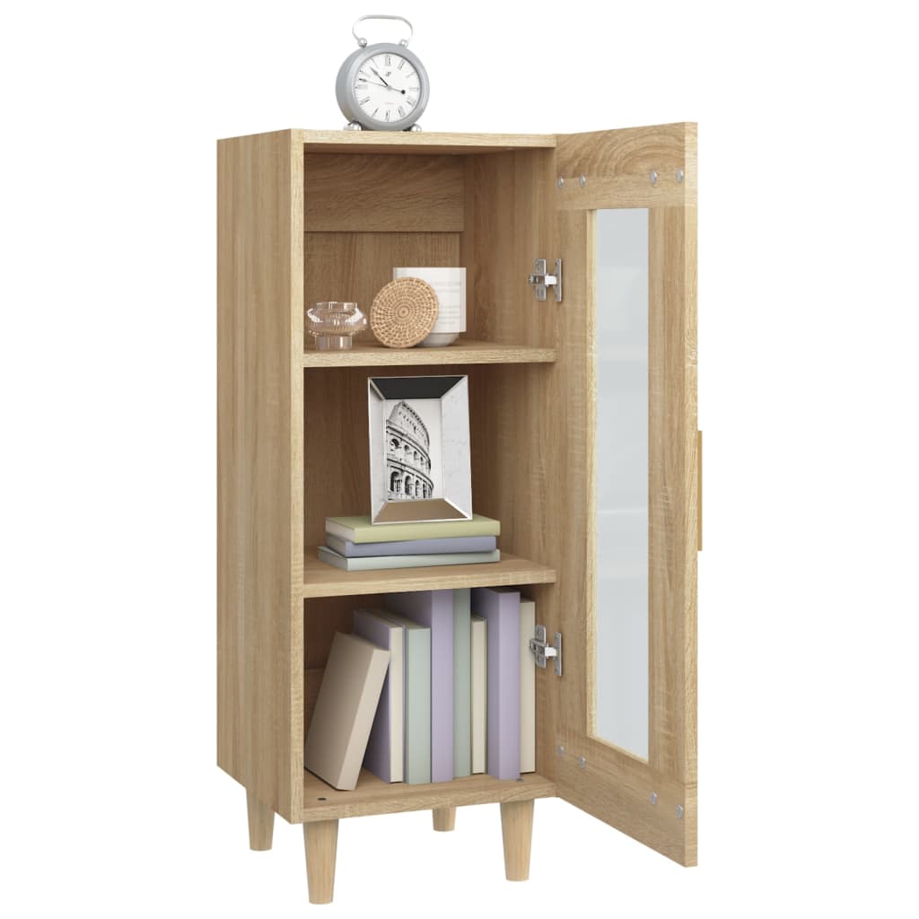 Credenza Rovere Sonoma 34,5x34x90 cm in Legno Multistrato