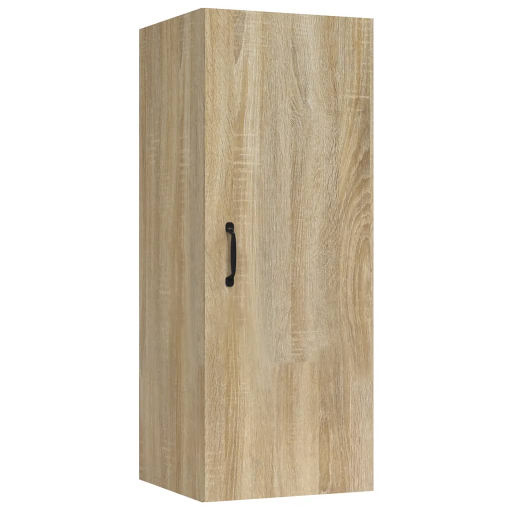 Mobile Pensile Muro Rovere Sonoma 34,5x34x90 Legno Multistrato