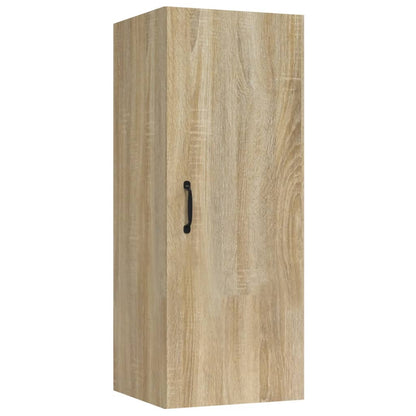 Mobile Pensile Muro Rovere Sonoma 34,5x34x90 Legno Multistrato